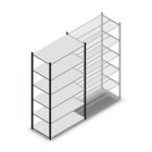 Fachbodenregal Medium Duty 2000x1150x500mm (hxbxt) 5 Ebenen anthrazit Anfangsregal