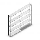 Fachbodenregal Medium Duty 2200x1300x300mm (hxbxt) 5 Ebenen anthrazit Anfangsregal