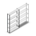 Fachbodenregal Medium Duty 2200x1300x300mm (hxbxt) 5 Ebenen anthrazit Anfangsregal