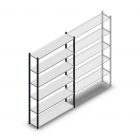 Fachbodenregal Medium Duty 2200x1300x300mm (hxbxt) 6 Ebenen anthrazit Anfangsregal