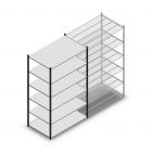 Medium Duty Fachbodenregal 2000x850x800mm (hxbxt) 6 Ebenen anthrazit Anfangsregal