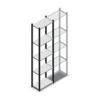 Fachbodenregal Medium Duty 2200x550x300mm (hxbxt) 5 Ebenen anthrazit Anfangsregal