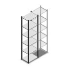 Medium Duty Fachbodenregal 2000x550x400mm (hxbxt) 6 Ebenen anthrazit Anfangsregal