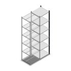 Fachbodenregal Medium Duty 2000x550x500mm (HxBxT) 6 Ebenen anthrazit Anbauregal