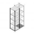 Fachbodenregal Medium Duty 2200x550x600mm (hxbxt) 5 Ebenen anthrazit Anfangsregal