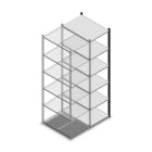 Fachbodenregal Medium Duty 2000x550x800mm (HxBxT) 6 Ebenen anthrazit Anbauregal