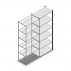 Fachbodenregal Medium Duty 2200x850x500mm (hxbxt) 6 Ebenen anthrazit Anbauregal