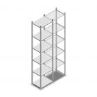 Fachbodenregal Medium Duty 3000x550x400mm (hxbxt) 6 Ebenen verzinkt Anfangsregal