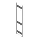 Fachbodenregal Heavy Duty Rahmen 2500x500 mm verzinkt