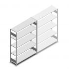 Fachbodenregal Heavy Duty 2000x1300x400 mm (hxbxt) 5 Ebenen 150 kg Anfangsregal