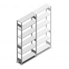 Fachbodenregal Heavy Duty 2500x1000x300 mm (hxbxt) 6 Ebenen 150 kg Anfangsregal