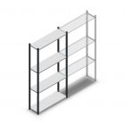 Fachbodenregal Medium Duty 2000x1000x300 mm (hxbxt) 4 Ebenen anthrazit Anfangsregal