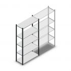 Fachbodenregal Medium Duty 2000x1000x400 mm (hxbxt) 5 Ebenen anthrazit Anfangsregal