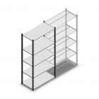 Fachbodenregal Medium Duty 2000x1000x500 mm (hxbxt) 5 Ebenen anthrazit Anfangsregal