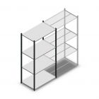 Fachbodenregal Medium Duty 2000x1000x600 mm (hxbxt) 4 Ebenen anthrazit Anfangsregal