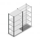 Fachbodenregal Medium Duty 2000x1000x600 mm (hxbxt) 5 Ebenen anthrazit Anfangsregal