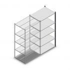 Fachbodenregal Medium Duty 2000x1000x700 mm (hxbxt) 5 Ebenen anthrazit Anbauregal