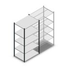 Fachbodenregal Medium Duty 2000x1000x700 mm (hxbxt) 5 Ebenen anthrazit Anfangsregal