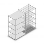 Fachbodenregal Medium Duty 2000x1150x800 mm (hxbxt) 5 Ebenen verzinkt Anfangsregal