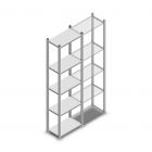 Fachbodenregal Medium Duty 2000x550x300 mm (hxbxt) 5 Ebenen verzinkt Anfangsregal