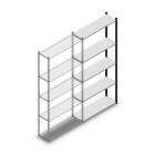 Fachbodenregal Medium Duty 2200x1000x300 mm (HxBxT) 5 Ebenen anthrazit Anbauregal