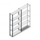 Fachbodenregal Medium Duty 2200x1000x300 mm (hxbxt) 5 Ebenen anthrazit Anfangsregal