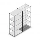 Fachbodenregal Medium Duty 2200x1000x600 mm (hxbxt) 5 Ebenen anthrazit Anfangsregal