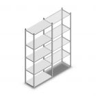 Fachbodenregal Medium Duty 2200x850x400 mm (hxbxt) 5 Ebenen verzinkt Anfangsregal
