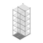 Fachbodenregal Medium Duty 2500x550x800 mm (HxBxT) 6 Ebenen verzinkt Anbauregal