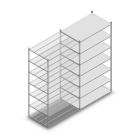 Fachbodenregal Medium Duty 3000x1300x800 mm (HxBxT) 7 Ebenen verzinkt Anbauregal