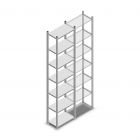 Fachbodenregal Medium Duty 3000x550x300 mm (hxbxt) 7 Ebenen verzinkt Anfangsregal