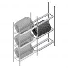 Reifenregal Medium Duty 2000x1000x600 mm (hxbxt) 3 Ebenen Anbauregal