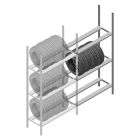 Reifenregal Medium Duty 2000x1000x600 mm (HxBxT) 3 Ebenen Anbauregal