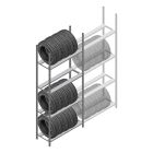 Reifenregal Medium Duty 2500x1000x600 mm (HxBxT) 4 Ebenen Grundregal