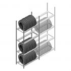 Reifenregal Medium Duty 2500x1000x700 mm (hxbxt) 4 Ebenen Anfangsregal