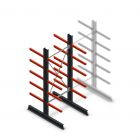 Medium Kragarmregal doppelseitig 2500x1000x600 mm (hxbxt) 5 Ebenen Anfangsregal