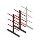 Medium Kragarmregal beidseitig 2500x1000x800 mm (hxbxt) 3 Ebenen Anfangsregal