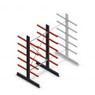 Medium Kragarmregal doppelseitig 2500x1250x600 mm (hxbxt) 5 Ebenen Anfangsregal