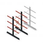 Medium Kragarmregal beidseitig 2500x1250x800 mm (hxbxt) 3 Ebenen Anfangsregal