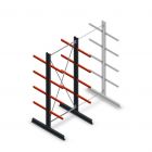 Medium Kragarmregal doppelseitig 3000x1250x600 mm (hxbxt) 4 Ebenen Anfangsregal