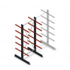 Medium Kragarmregal beidseitig 3000x1250x600 mm (hxbxt) 5 Ebenen Anfangsregal