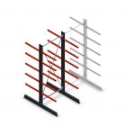 Medium Kragarmregal doppelseitig 3000x1250x800 mm (hxbxt) 5 Ebenen Anfangsregal