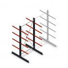 Medium Kragarmregal doppelseitig 3000x1500x800 mm (hxbxt) 4 Ebenen Anfangsregal