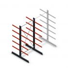 Medium Kragarmregal doppelseitig 3000x1500x800 mm (hxbxt) 5 Ebenen Anfangsregal