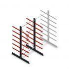 Medium Kragarmregal beidseitig 3000x1500x800 mm (hxbxt) 6 Ebenen Anfangsregal