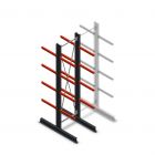 Medium Kragarmregal doppelseitig 3000x750x600 mm (hxbxt) 4 Ebenen Anfangsregal