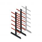 Medium Kragarmregal beidseitig 3000x750x600 mm (hxbxt) 5 Ebenen Anfangsregal