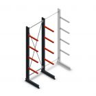 Medium Kragarmregal einseitig 3000x1000x600 mm (hxbxt) 4 Ebenen Anfangsregal