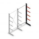 Medium Kragarmregal einseitig 3000x1500x600 mm (hxbxt) 4 Ebenen Anbauregal