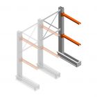 Medium Kragarmregal IT einseitig 1990x1000x800 mm (hxbxt) 2 Ebenen Anbauregal